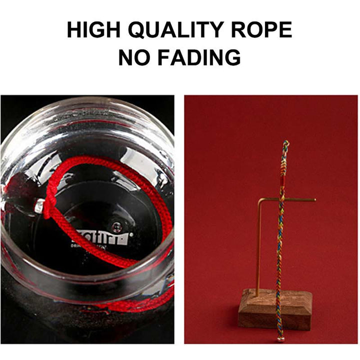 Buddha Stones "Niech będziesz zdrowy i szczęśliwy" Bransoletka na szczęście wielokolorowa