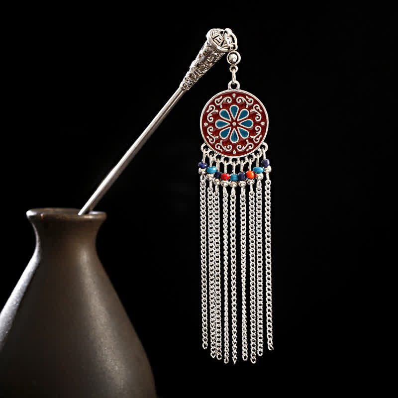 Kropla wody Konwalia Kwiaty Frędzle Pewność Spinka Do Włosów