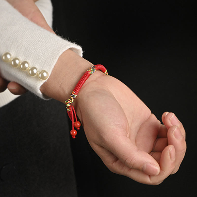 Bransoletka ochronna na szczęście z pięcioma kolorami King Kong Knot String