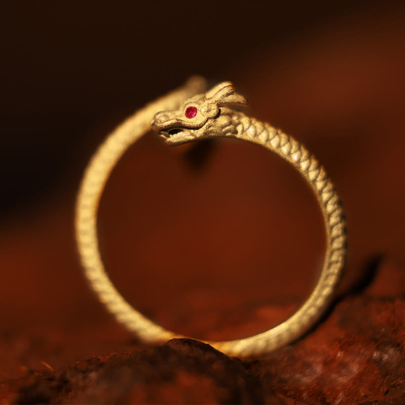 Buddha Stones 925 Srebro Sterling Vintage Rok Smoka Szczęście Ochrona Siła Regulowany Pierścień - image 2