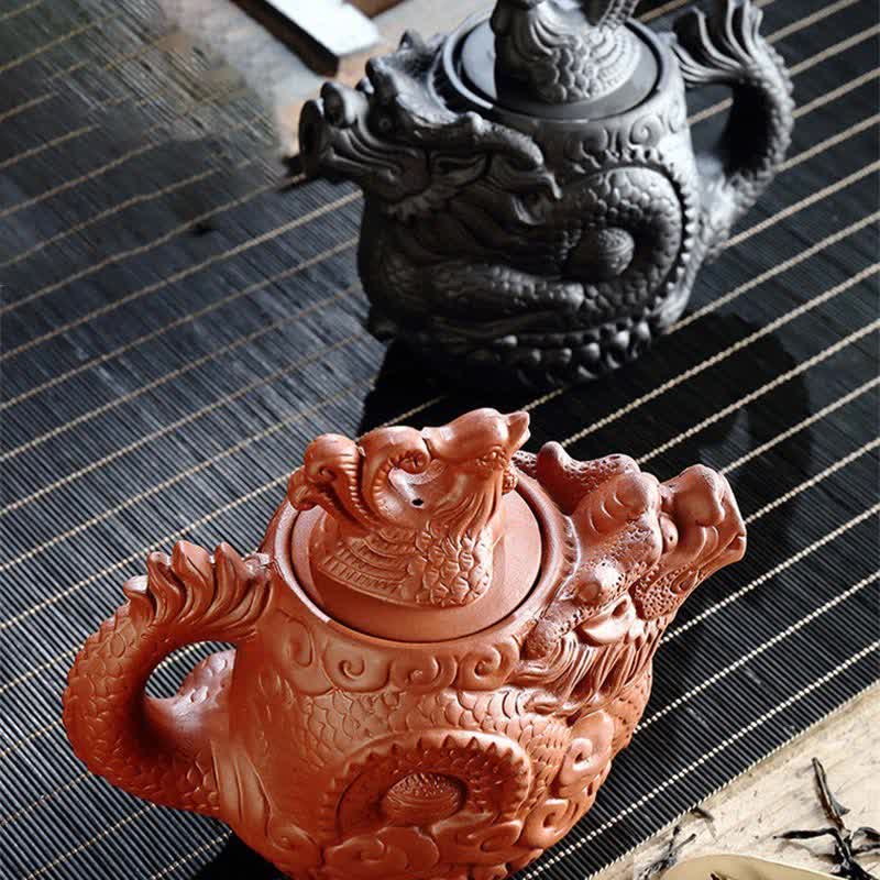 Ceramiczny czajniczek Vintage Dragon Phoenix