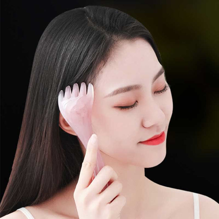 Zestaw narzędzi do masażu grzebienia Gua Sha z żywicy