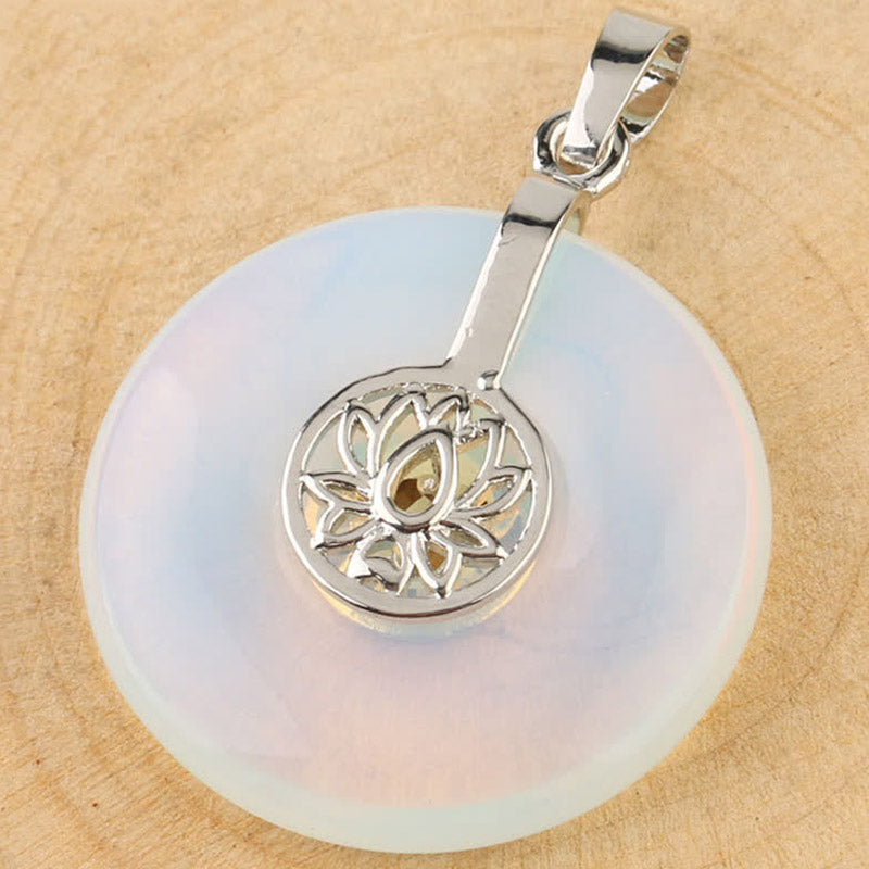 Buddha Stones Różne Kryształy Ametyst Różowy Kryształ Lotos Uzdrawiający Naszyjnik Wisiorek - image 13