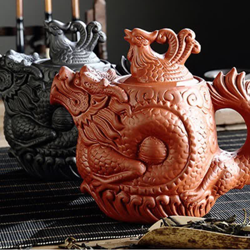 Ceramiczny czajniczek Vintage Dragon Phoenix