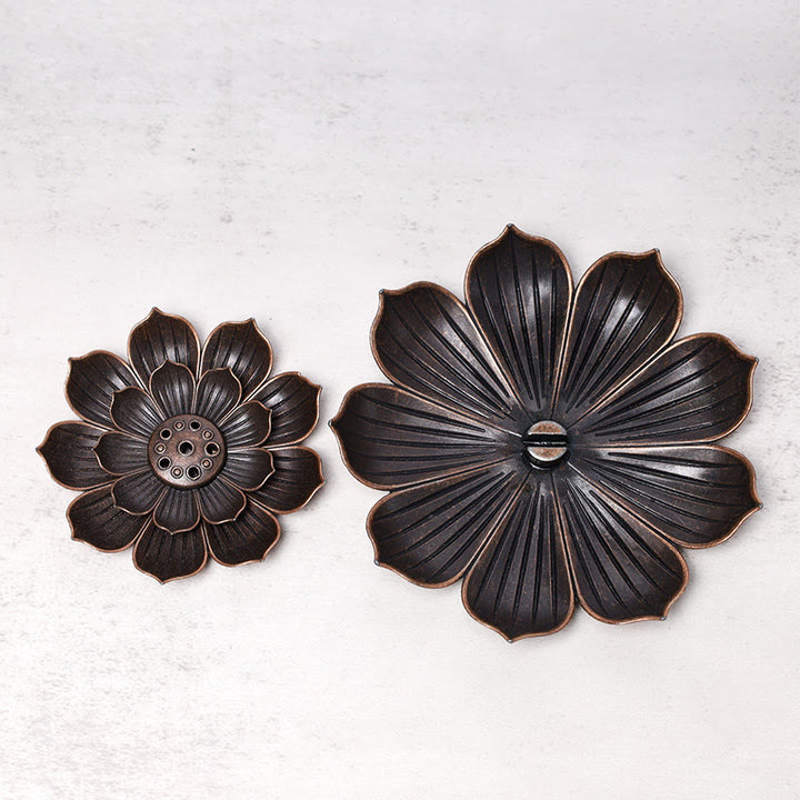 Buddha Stones Kreatywny Sześciootworowy Kadzielnica Lotosu