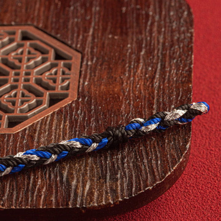 Buddha Stones „Niech pomyślność wypełni Twoje życie” Bransoletka na szczęście wielokolorowa