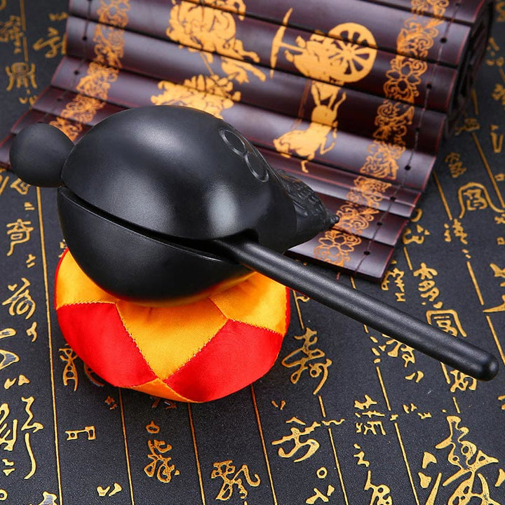 Wzór ryby Koi Mindfulness Buddyjska świątynia Mokugyo Drewniany bęben na ryby