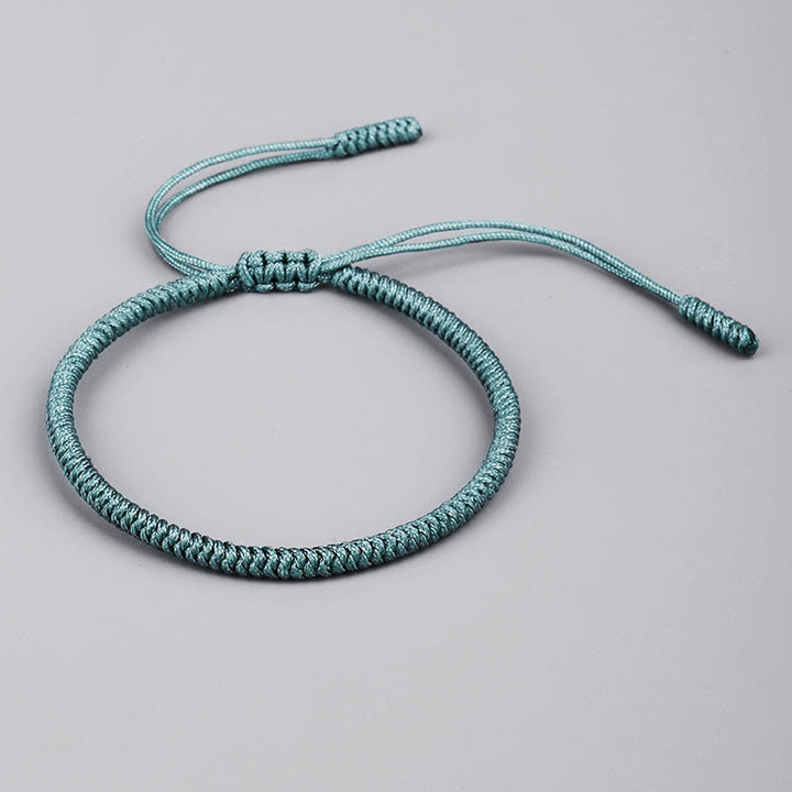 Buddha Stones Tybetańskie 3 sztuki King Kong Knot Ręcznie Robiony Amulet Bransoletka Siłowa