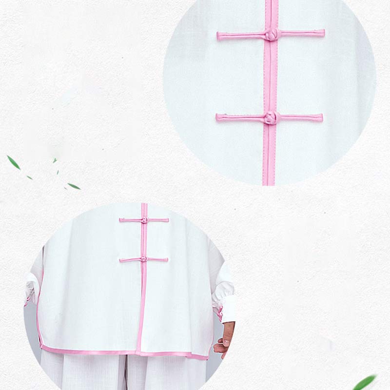 Buddha Stones Medytacja Zen Modlitwa Duchowa Tai Chi Qigong Praktyka Unisex Haft Odzież Zestaw - image 18