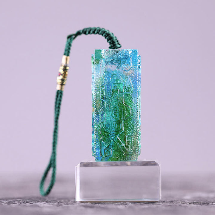 Feng Shui ręcznie robiony kryształowy element sztuki Liuli dekoracja domowego biura