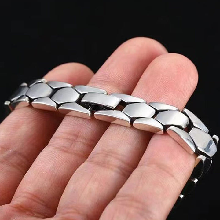 Bransoletka lecznicza z motywem głowy tygrysa i Buddha Stones