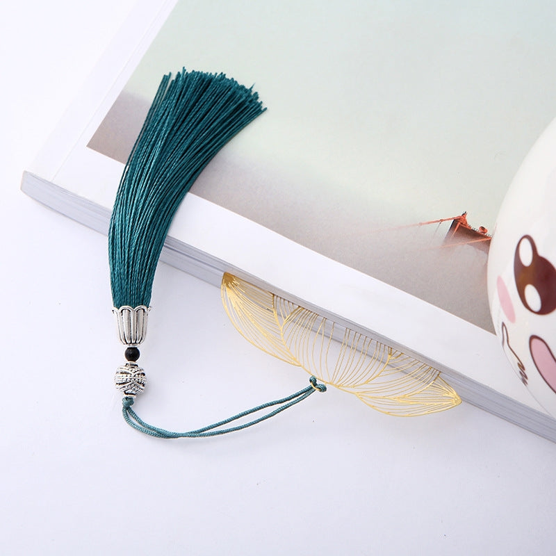 Buddha Stones Kwiat Lotosu Nowy Początek Metal Mosiądz Pusta Zakładka