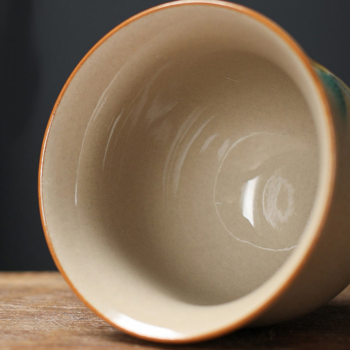 Buddha Stones 12 Chińskie Zodiak Ceramiczny Filiżanka Kung Fu Filiżanka do Herbaty 130ml