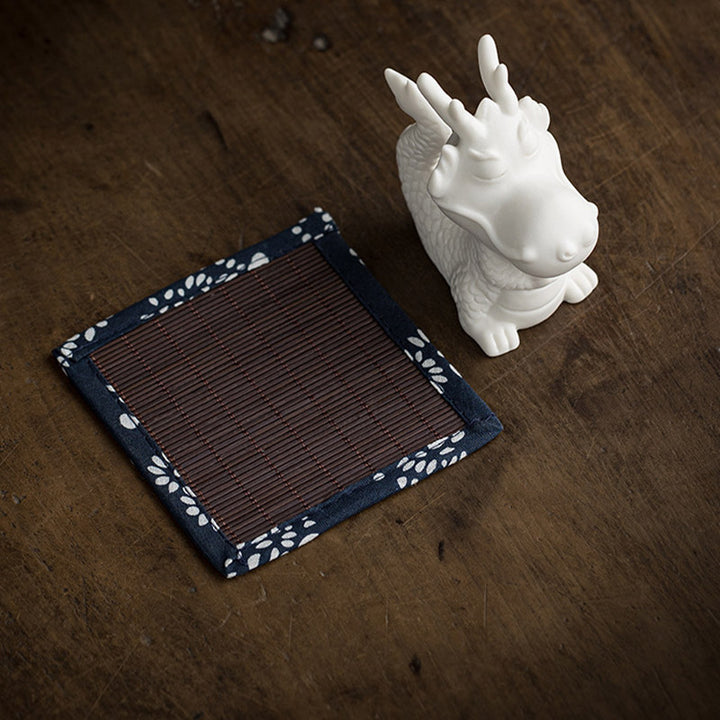 Buddha Stones Rok Smoka Szczęście Biała Porcelana Ceramiczna Herbata Zwierzę Dom Figurka Dekoracja