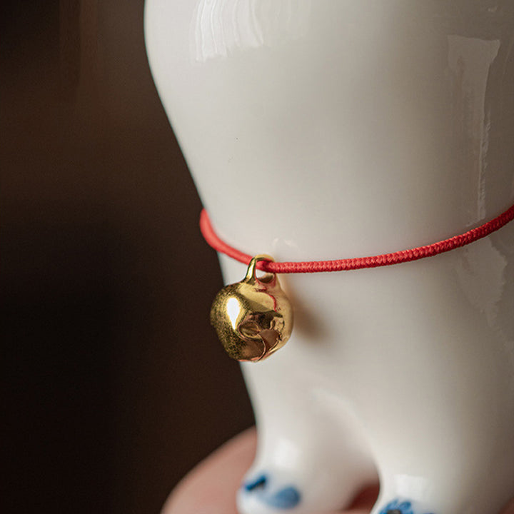 Buddha Stones Mini Szczęśliwy Biały Kot Kociak Herbata Zwierzę Ceramiczne Figurka Dekoracja Biurka Domowego - image 10