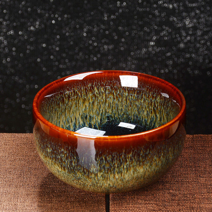 Buddha Stones Lotos Smok Feniks Ryba Koi Chiński Jianzhan Ceramiczny Filiżanka Kung Fu Filiżanka do herbaty 110ml