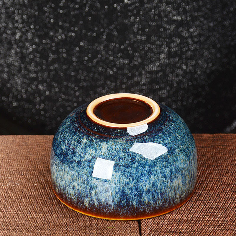 Buddha Stones Lotos Smok Feniks Ryba Koi Chiński Jianzhan Ceramiczny Filiżanka Kung Fu Filiżanka do herbaty 110ml