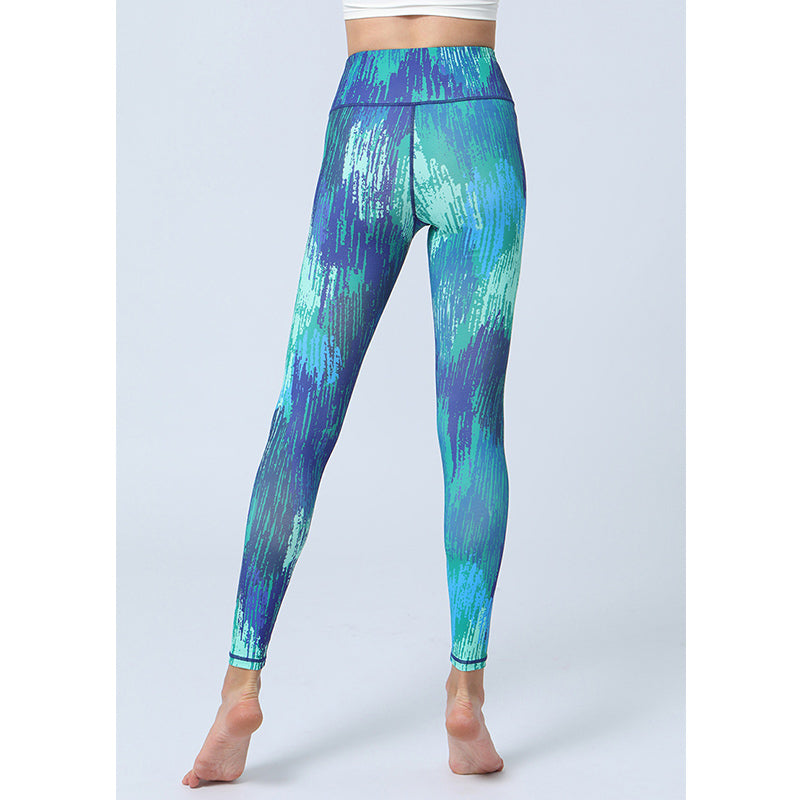 Spodnie do jogi z nadrukiem Buddha Stones , legginsy sportowe, fitness, joga, damskie, z wysokim stanem - image 9