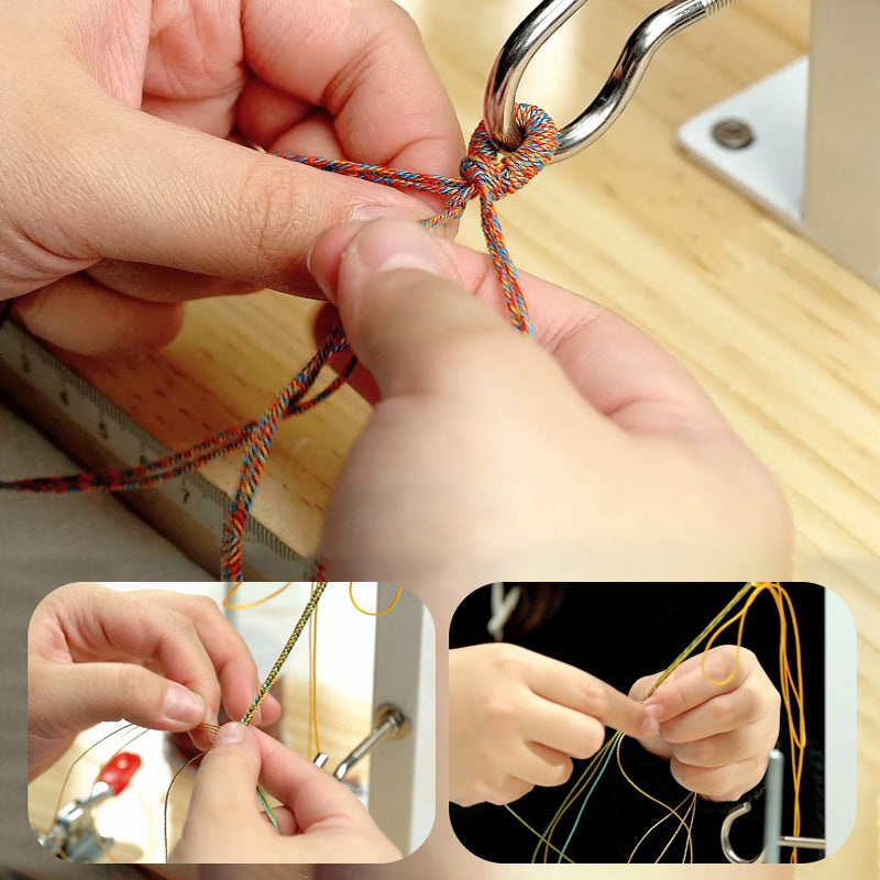 Buddha Stones Ręcznie Robione Tybetańskie Pięć Bogów Bogactwa Smocza Łuska Szczęścia Bransoletka Warkocz