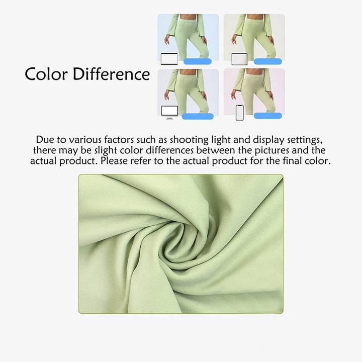 Buddha Stones Długi rękaw Biustonosz z odkrytymi plecami i ramiączkami Spodnie rozszerzane Fitness Joga Strój - image 7