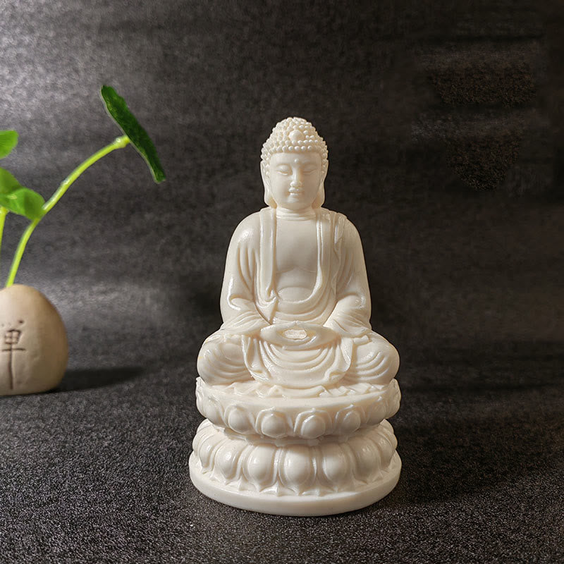 Buddha Stones Mini kość słoniowa owoce Tathagata budda lotos Kwan Yin Avalokitesvara Manjusri Samantabhadra spokój dekoracja biurka