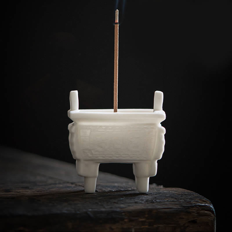 Buddha Stones , Dobrobyt Smoka, Podwójne Uszy Lwa, Wzór Uzdrawiający, Ceramiczny Kadzielnica Dekoracja