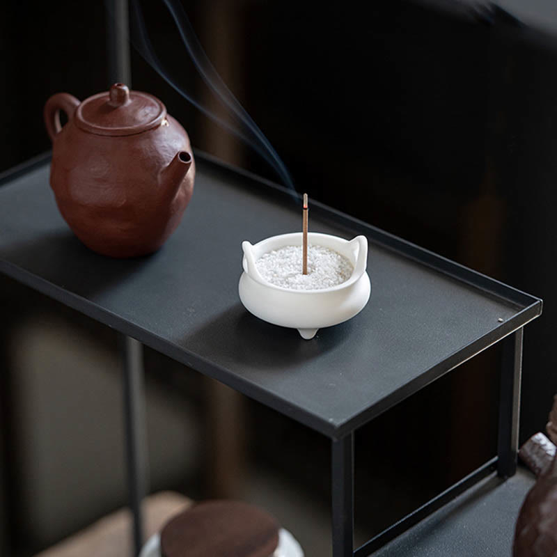 Buddha Stones , Dobrobyt Smoka, Podwójne Uszy Lwa, Wzór Uzdrawiający, Ceramiczny Kadzielnica Dekoracja