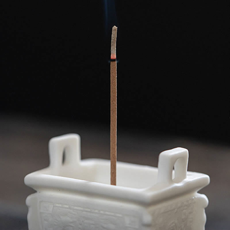 Buddha Stones , Dobrobyt Smoka, Podwójne Uszy Lwa, Wzór Uzdrawiający, Ceramiczny Kadzielnica Dekoracja