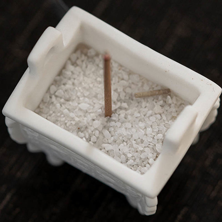 Buddha Stones , Dobrobyt Smoka, Podwójne Uszy Lwa, Wzór Uzdrawiający, Ceramiczny Kadzielnica Dekoracja