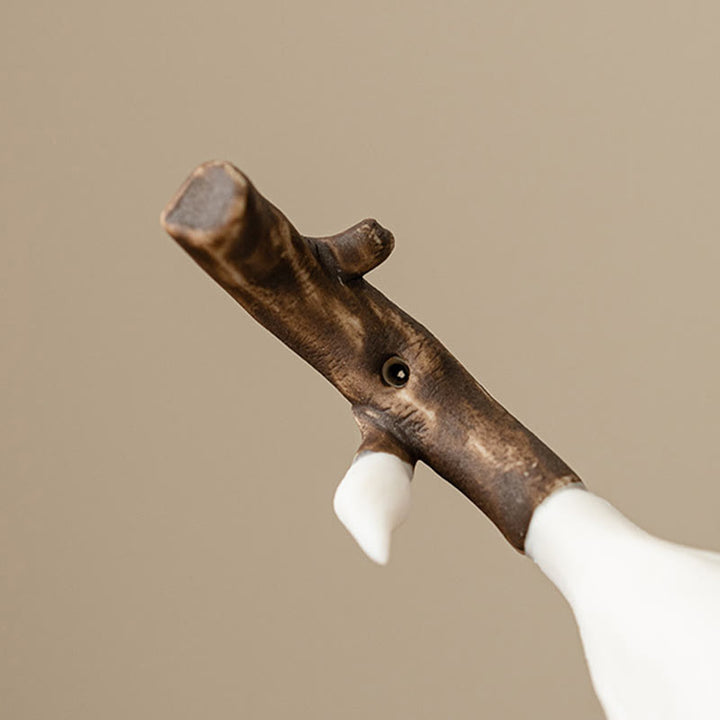 Buddha Stones Gardenia Kwiat Wzór Ceramiczny Uzdrawiający Kadzielnica Dekoracja