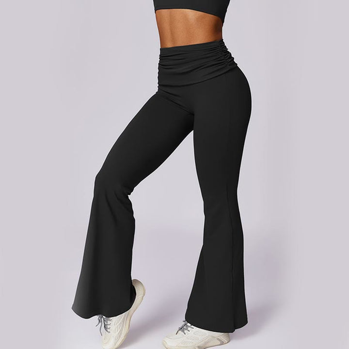 Buddha Stones Bez rękawów Bez pleców Pasek Tank Top Biustonosz Rozkloszowane Spodnie Sport Fitness Joga - image 35