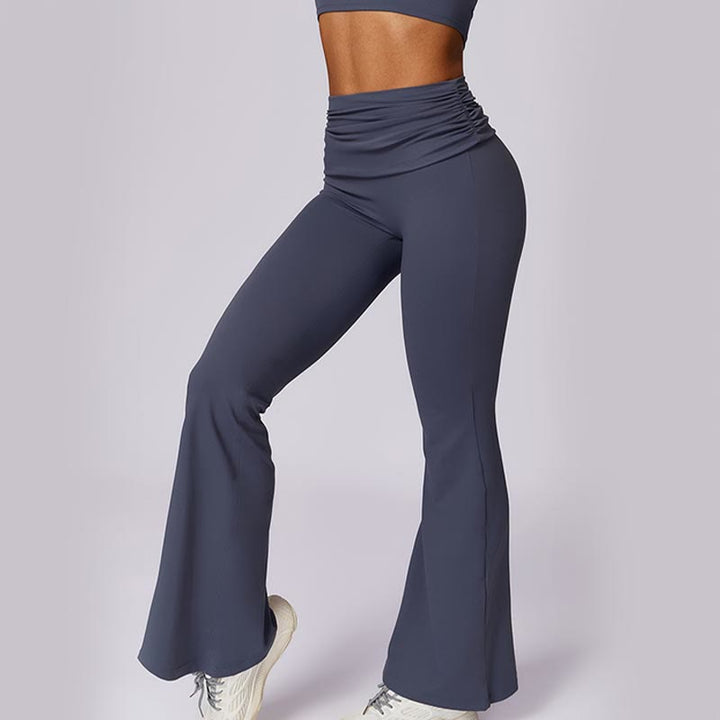 Buddha Stones Bez rękawów Bez pleców Pasek Tank Top Biustonosz Rozkloszowane Spodnie Sport Fitness Joga - image 47