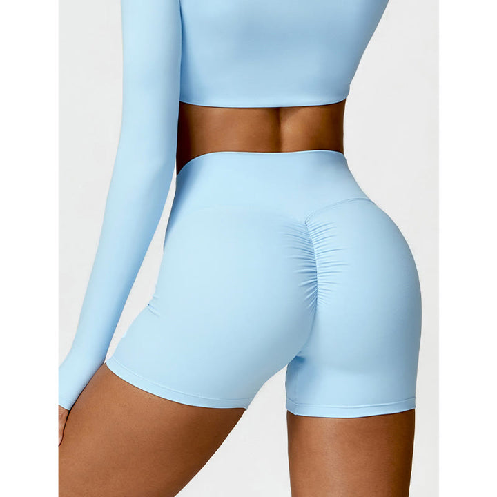 Buddha Stones Sportowy biustonosz do jogi bez pleców z krótkim rękawem - image 23