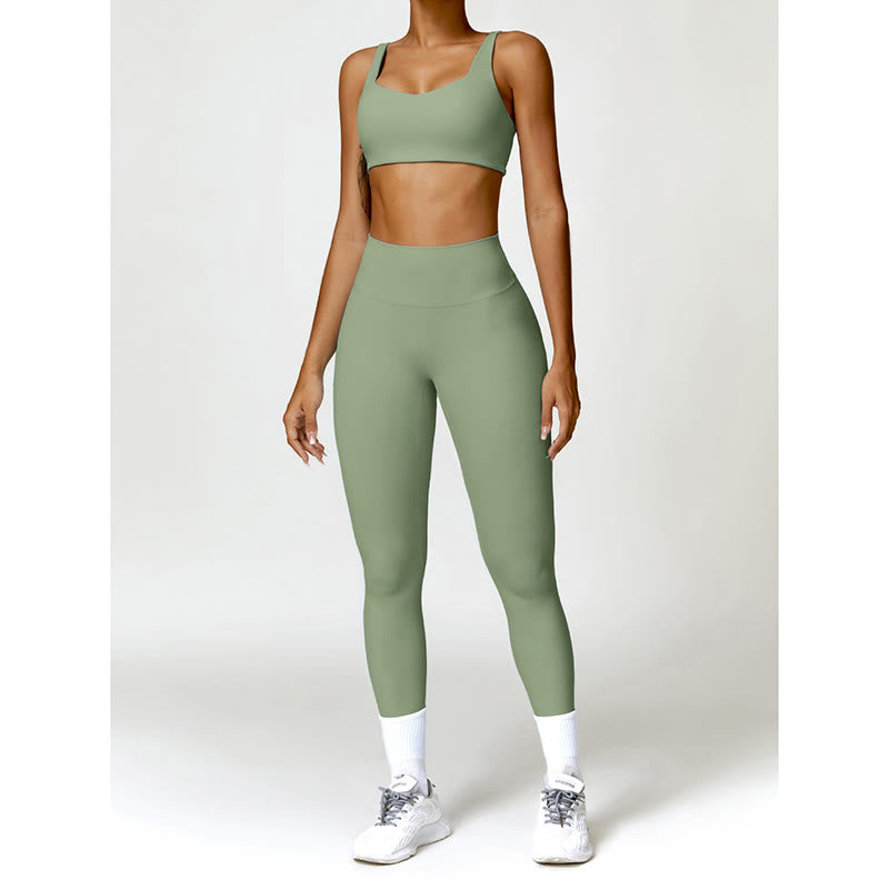 Buddha Stones Sportowy biustonosz do jogi bez pleców z krótkim rękawem - image 27