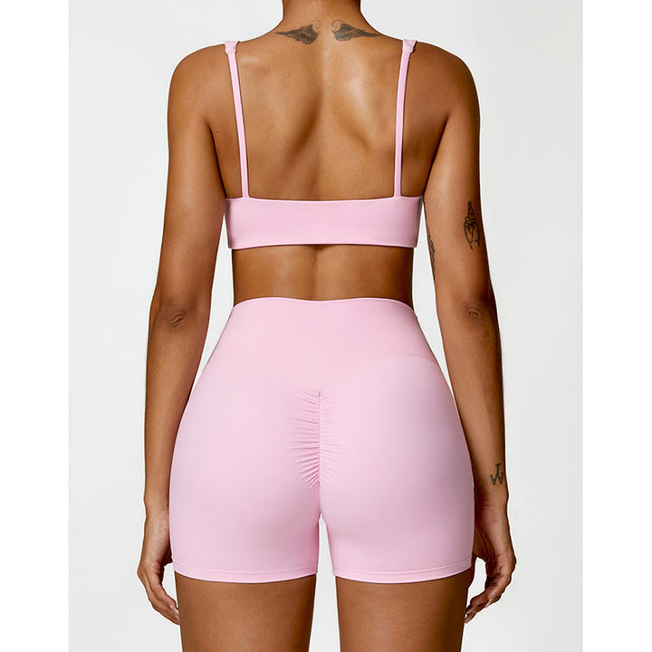 Buddha Stones Sportowy biustonosz do jogi bez pleców z krótkim rękawem - image 40