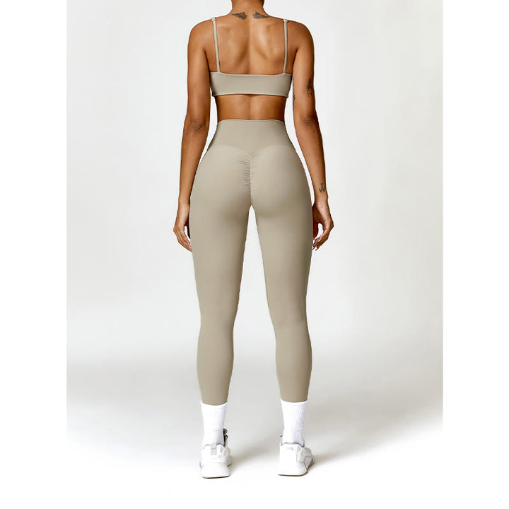 Buddha Stones Sportowy biustonosz do jogi bez pleców z krótkim rękawem - image 60