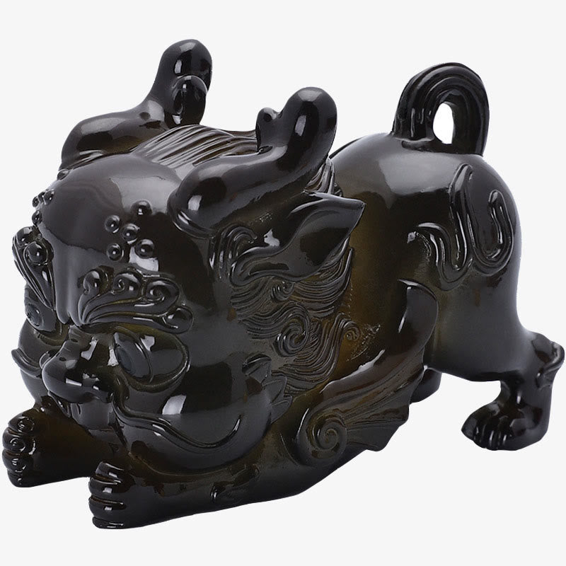 Buddha Stones Zmieniające Kolor Małe PiXiu Sztabki Żywicy Herbata Zwierzę Domowe Bogactwo Figurka Dekoracja