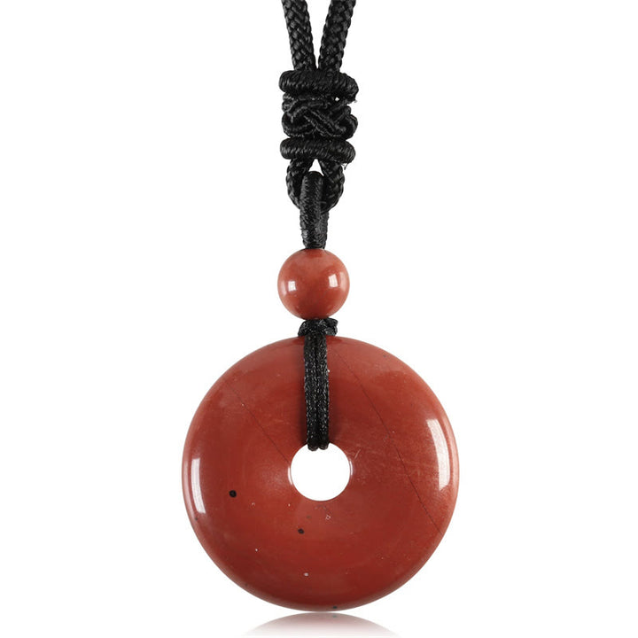 Wisiorek z Buddha Stones, szczęśliwa moneta, uzdrawiający kryształ, naszyjnik z kamieni szlachetnych