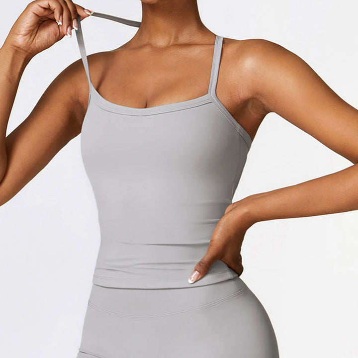 Buddha Stones Jednolity Kolor Krótki Top z Wysokim Stanem Szorty Sportowe Fitness Siłownia Joga Stroje - image 25