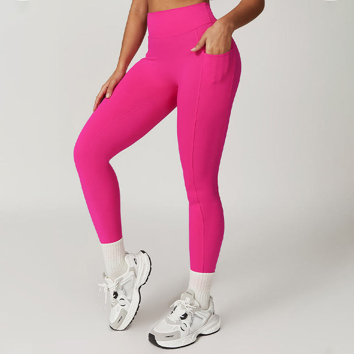 Buddha Stones Jednokolorowy biustonosz z dekoltem halter Długi rękaw Crop Tank Top Spodnie Sport Fitness Siłownia Joga Stroje