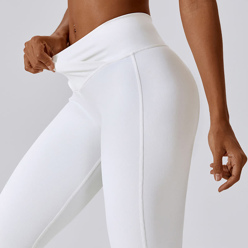 Buddha Stones Bez Rękawów Crop Tank Top Rozkloszowane Spodnie Sport Fitness Joga