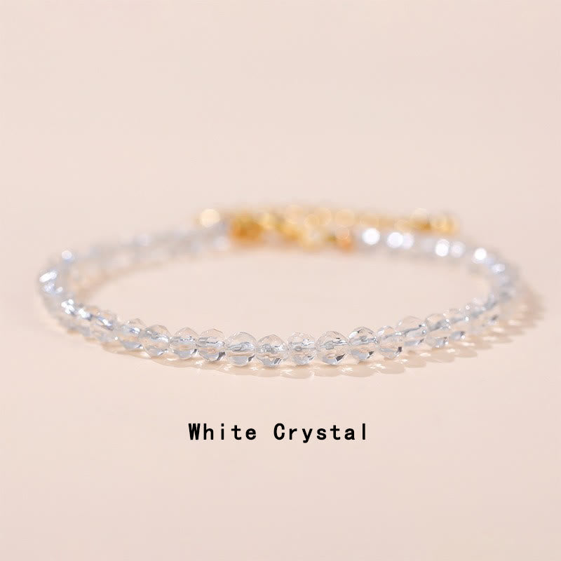 Buddha Stones Kwarc truskawkowy Prehnit Peridot Lazuryt Różowy kryształ Turmalin Uzdrawiająca bransoletka łańcuchowa