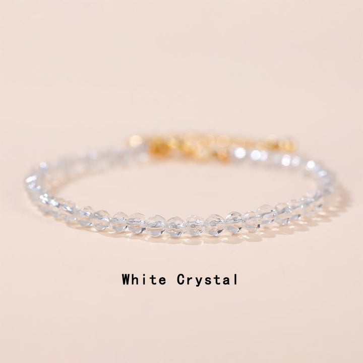 Buddha Stones Kwarc truskawkowy Prehnit Peridot Lazuryt Różowy kryształ Turmalin Uzdrawiająca bransoletka łańcuchowa