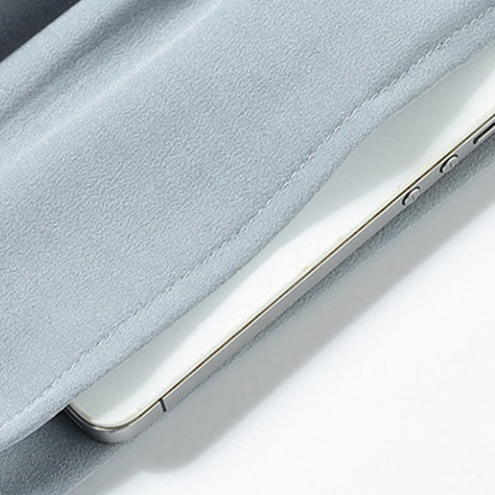 Buddha Stones Fu Haftowany Strój Tang Tradycyjny Żabka-Guzik Krótki Rękaw Spodnie Odzież Męski Zestaw