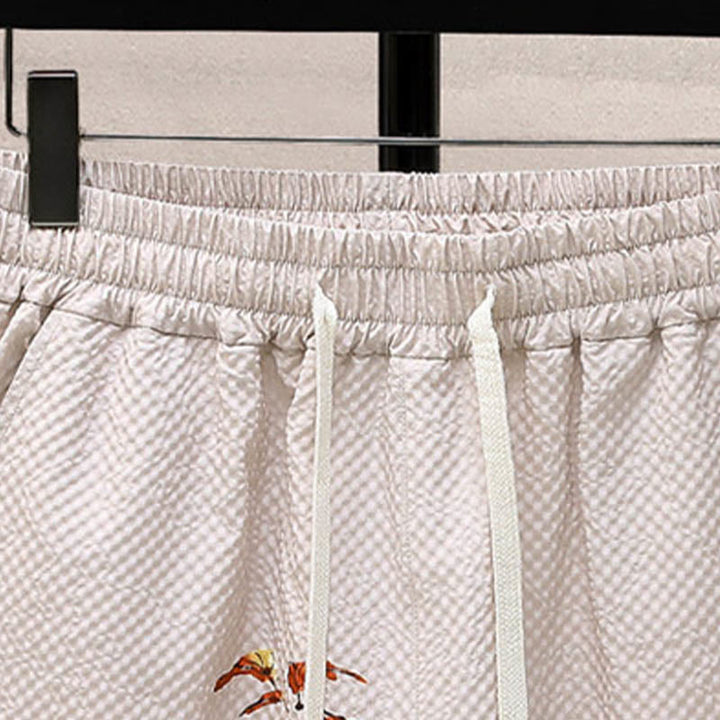 Buddha Stones Krajobraz Kokosy Drzewa Sroka Wzór Krótki Rękaw Szorty Męskie Zestaw - image 21