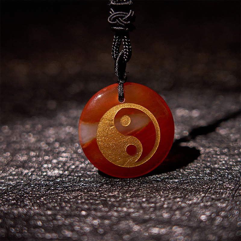 Buddha Stones Różne Kryształy Ametyst Tygrysie Oko Zielony Awenturyn Yin Yang Duchowy Naszyjnik Wisiorek