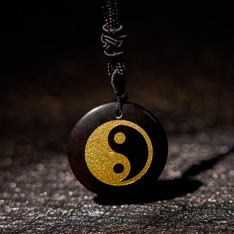 Buddha Stones Różne Kryształy Ametyst Tygrysie Oko Zielony Awenturyn Yin Yang Duchowy Naszyjnik Wisiorek