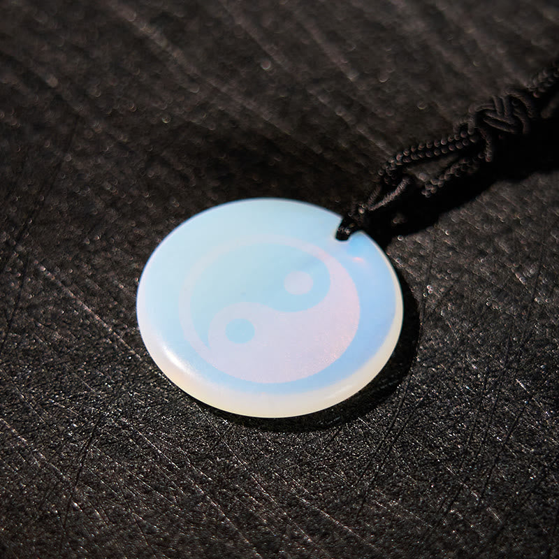 Buddha Stones Różne Kryształy Ametyst Tygrysie Oko Zielony Awenturyn Yin Yang Duchowy Naszyjnik Wisiorek