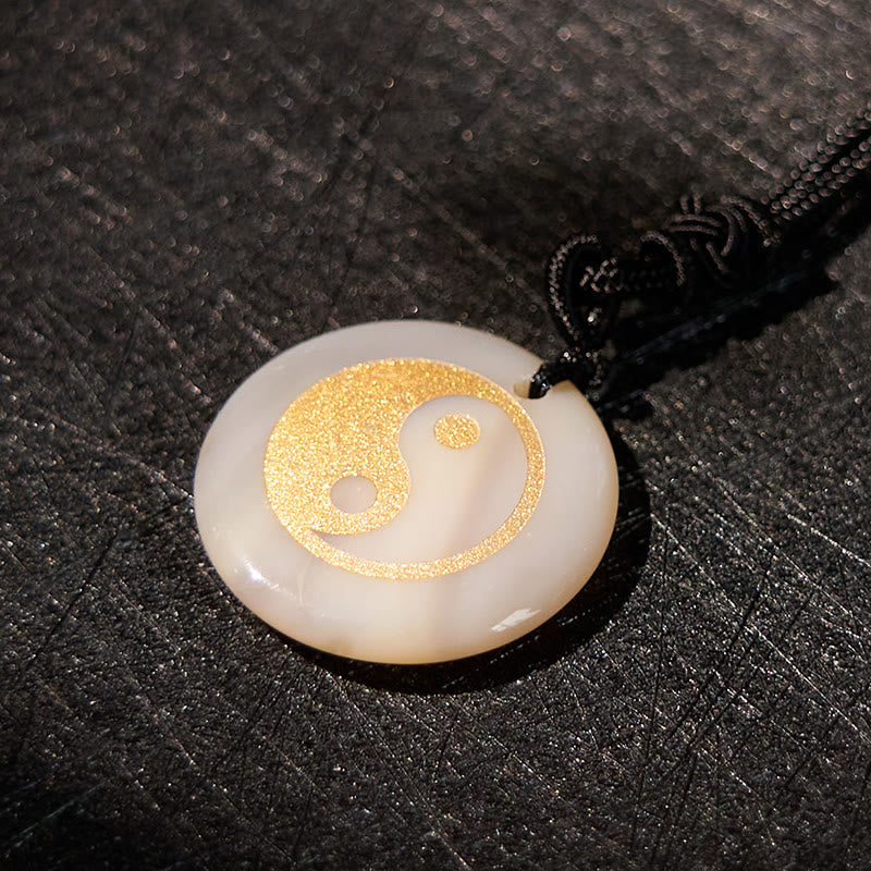 Buddha Stones Różne Kryształy Ametyst Tygrysie Oko Zielony Awenturyn Yin Yang Duchowy Naszyjnik Wisiorek