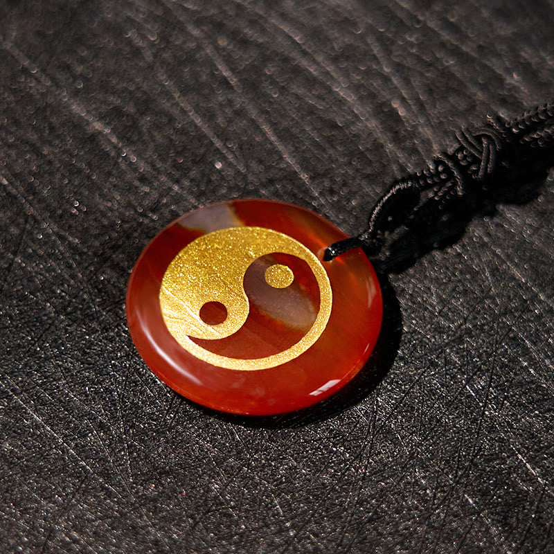 Buddha Stones Różne Kryształy Ametyst Tygrysie Oko Zielony Awenturyn Yin Yang Duchowy Naszyjnik Wisiorek